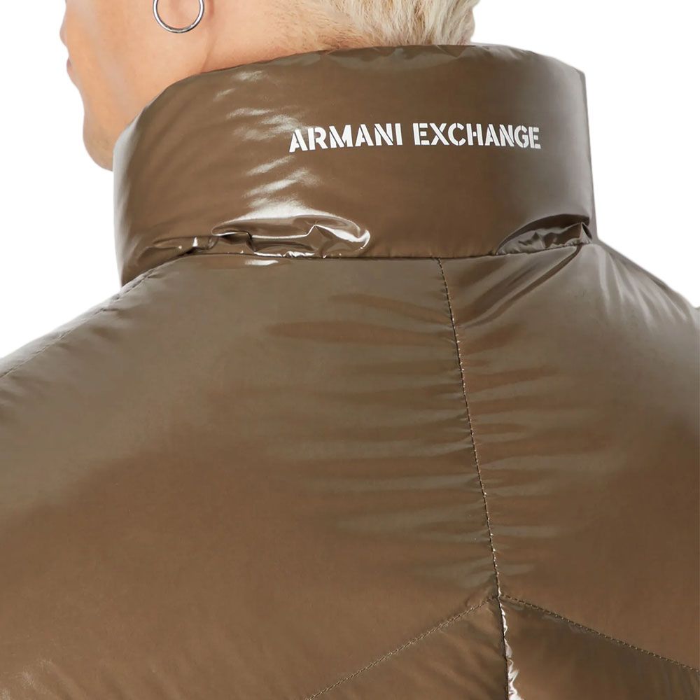 Armani Exchange 6rzbl3_zn2rz Puffer Jacket Brown M Man
