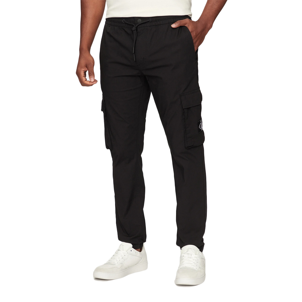 ELASTIC CUFFS WASHED SKINNY FIT CARGO PANTS MEN CALVIN KLEIN